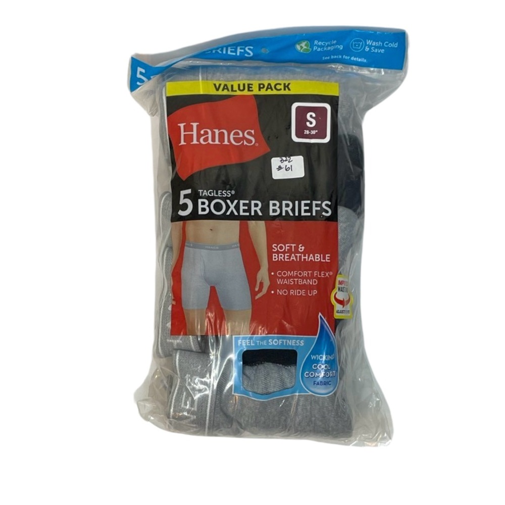 HANES - Men’s 5pk Boxer Briefs.